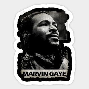 Marvin Gaye - Vintage In Frame Sticker